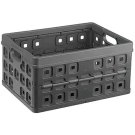 SUNWARE Klappbox Square 49 x 36 x 24,5 cm 25-tlg. anthrazit