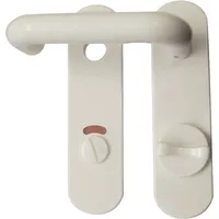 Alpertec WC-Kurzschildgarnitur Nylon Weiß