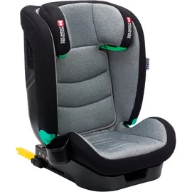 fillikid Kindersitz Elli Pro i-Size ab 3 Jahre - 12 Jahre (100 cm - 150 cm) mit Isofix & Getränkehalter - Grau