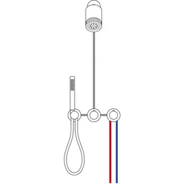 Herzbach MODUL7 Thermostat-Set T-SP3 70.702721.1.09 SPOT Multi Edelstahl