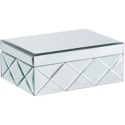 Schmuckkästchen GORRON Glas Silber