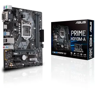 Asus 90MB0Z10-M0EAYC Prime H310M-A R2.0/CSM Mainboard Sockel (PC) Intel 1151v2 Formfaktor (Details) Micro-ATX Main