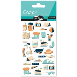 Maildor Stickerbogen Reisen 7,5x12cm