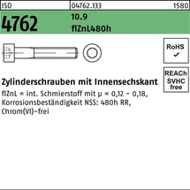 Hörger & Geßler Zylinderschraube ISO 4762 M6 x 14 10,9 500 Stück