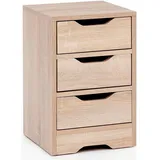 Wohnling Nachtschrank WL5.705 31 x 49 x 31 cm Beige