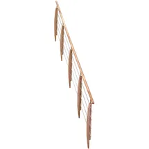 Minka Treppengeländer für Raumspartreppen 246-282 cm Holz