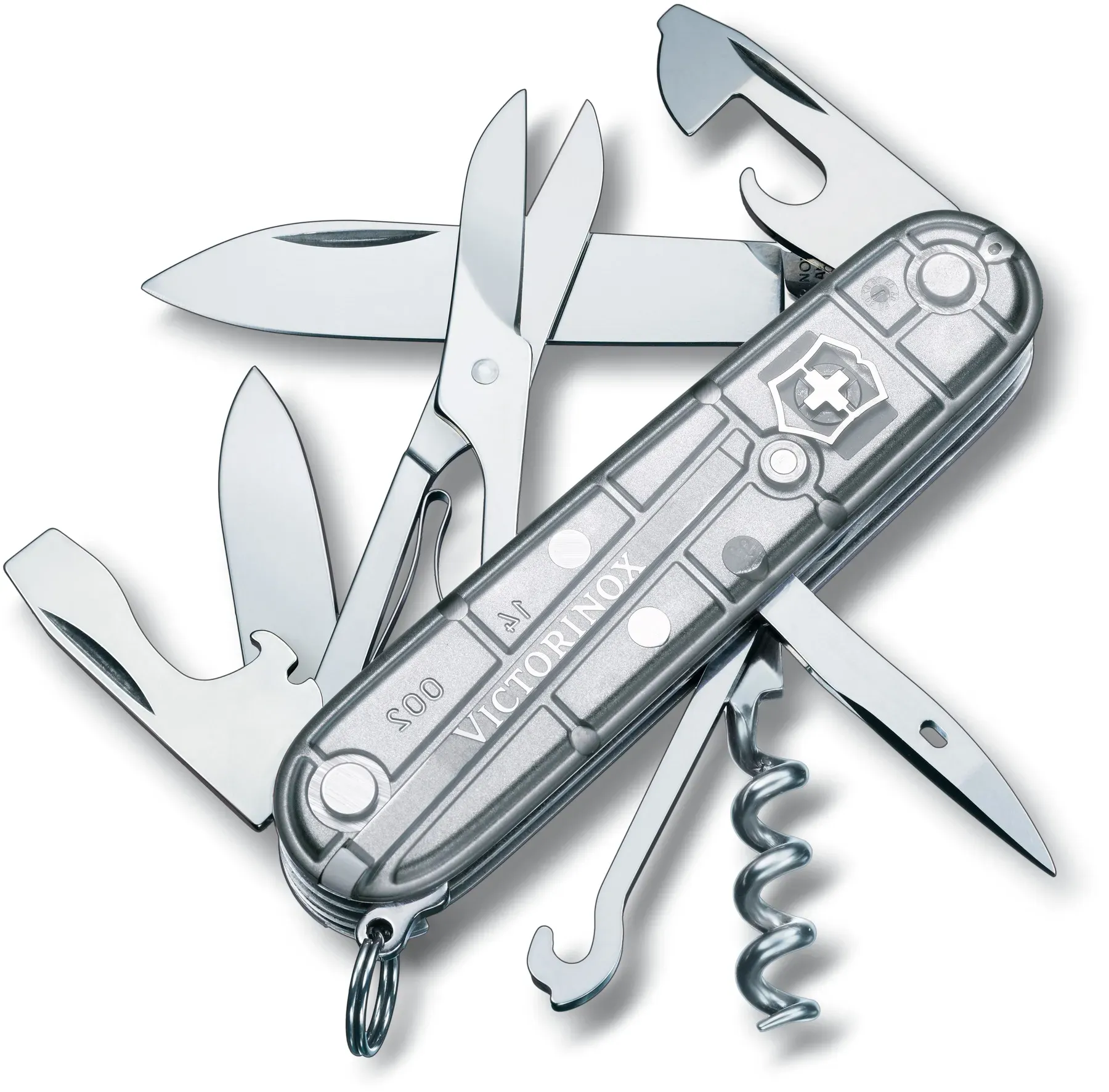 Victorinox Climber Taschenmesser - STK - silver transparent