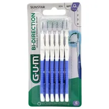 Gum Bi-Direction Interdentalbürste Hellblau 0,6 mm 6 St.