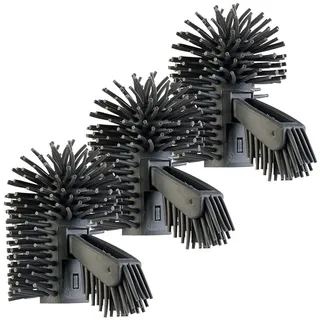 BadeStern 3er-Set Silikon-Bürstenköpfe mit Spülrandreiniger für WC-Bürste: WG-90