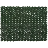 vidaXL Balkonverkleidung 200 x 150 cm Dunkelgrün Polyethylen 2 St.