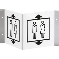 Schild I Tür-Nasenschild Piktogramm Fahrstuhl, Kunststoff, 150x150mm
