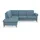 sit&more Ecksofa SIT & MORE "Göteborg", blau (eisblau), B:250cm H:90cm T:226cm, Sofas, Ecksofa, inkl. Sitztiefenverstellung, wahlweise mit Bettfunktion & Bettkasten