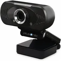 plusonic USB Webcam 2 Mpx Schwarz