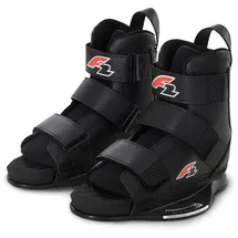 F2 Wakeboard Bindung Team Boot Bindung Wake L/XL Schwarz - Schwarz