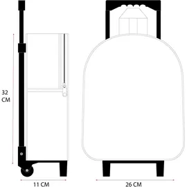 Vadobag Rucksack Hello Kitty mit niedlichem Print Pink One Size