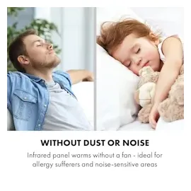 Klarstein Wonderwall Air Art Smart Infrarotheizung 120x60cm 700W Wandinstallation App-Steuerung Berge