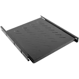 LANBERG 19" ausziehbarer Fachboden 1U/463x550mm max. Belastbarkeit bis zu 60kg schwarz
