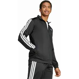 adidas 3 Stripes Tricot Regular, Trainingsjacke - Schwarz - M