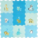 Bieco Puzzlematte Tiere Blau