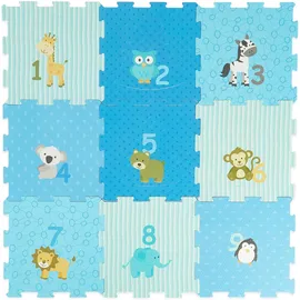 Bieco Puzzlematte Tiere Blau