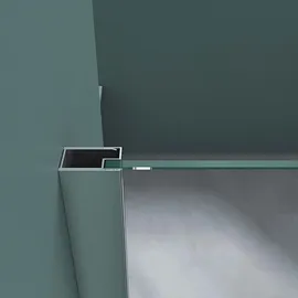 mai & mai Duschkabine mit Duschtasse Duschabtrennung 8mm Sicherheitsglas mit NANO 90x120cm Eck-dusche mit Schiebetür Ravenna18 - Silber