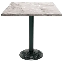 Restootab Tisch Bistrot-Stil 70x70cm - Modell Marmor Trevise