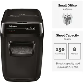 Fellowes Aktenvernichter AutoMax 150C Partikelschnitt