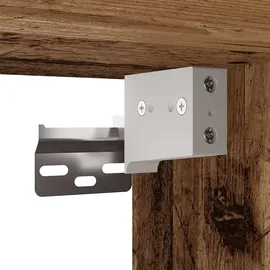 vidaXL Bad-Wandschrank 100 x 25 x 40 cm Altholz-Optik