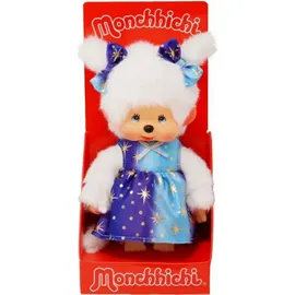 Sekiguchi Monchhichi Plüschfigur Mädchen mit Sternenlicht Kleid, 20cm
