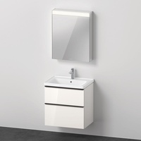 Duravit D-Neo Waschtisch und Waschtischunterschrank und Spiegelschrank, DE0115R2222,