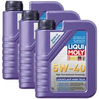 3x LIQUI MOLY 3863 Leichtlauf High Tech 5W-40