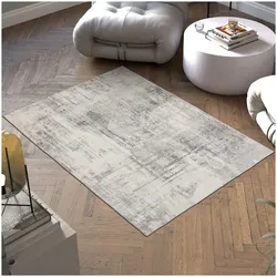 tectake® Vintage Designer Teppich, verschiedene Größen, pflegeleichter, flauschiger Kurzflor, rutschfeste Unterseite