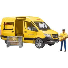 Bruder 02671 - MB Sprinter DHL mit Fahrer gelb 1:16