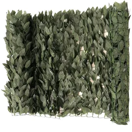 Mendler Windschutz HWC-O92 100 x 300 cm Grün Kunststoff