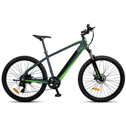 SachsenRad E-Bike Mountainbike »R8«, Reifen: 27,5", max. Geschwindigkeit: 25 km/h - grau