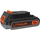 Black & Decker Black+Decker Li-Ion Slidepack (18V 2.5Ah, passend für alle Black+Decker 18V-Gartengeräte)