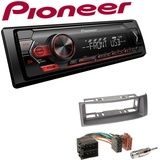 Pioneer Autoradio USB AUX Android für Renault Megane I Megane Scenic hellgrau