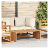 vidaXL Gartentisch Beistelltisch 110 x 55 x 35,5 cm Braun