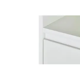 Die Möbelfundgrube Regal Tarent 45 x 191 cm Eiche Holznachbildung weiß