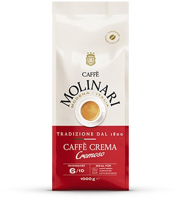 Caffè Molinari Caffè Crema Cremoso - 1 kg Ganze Bohne Tchibo