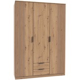 Boxxx Kleiderschrank, Eiche Artisan, & 135x199x58 cm