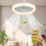 Deckenventilator Mit Beleuchtung, Geräuschloser Kronleuchter Mit Licht Und Fernbedienung, Deckenventilator Mit Beleuchtung