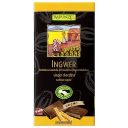 Rapunzel - Zartbitter Schokolade Ingwer 55% 80 g