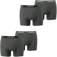 HEAD Herren Boxershort Basic Boxer Unterwäsche Baumwolle - 4er 6er 8er Multipack in S 4er Pack