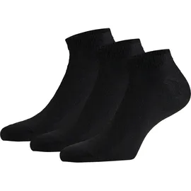 Apollo Kurzsocken 3er Pack Schwarz 50