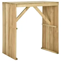 vidaXL Bartisch 100 x 60 x 110 cm Braun