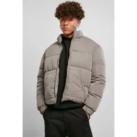 URBAN CLASSICS Cropped Down Jacket in Grau - L