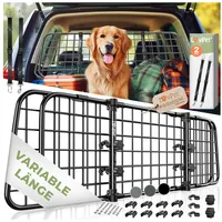 Lovpet Hundegitter Auto verstellbar Schwarz 30 x 91-153 cm