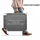 Thats Shopping Sonnenliege 186 x 55 x 24 cm Grau