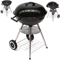 D&L Kugelgrill XL Holzkohlegrill 43cm Standgrill Rundgrill Kohle Grill BBQ 56514, Outdoor Grill, Camping Grill AWZ